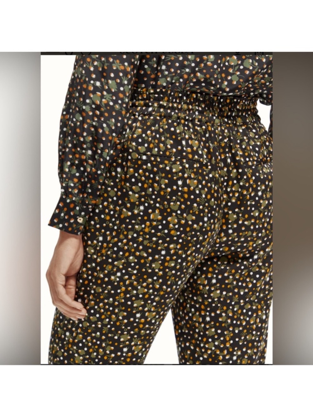 Scotch & Soda Nina Mid Rise Jogger Pants Medium - Picture 2 of 10